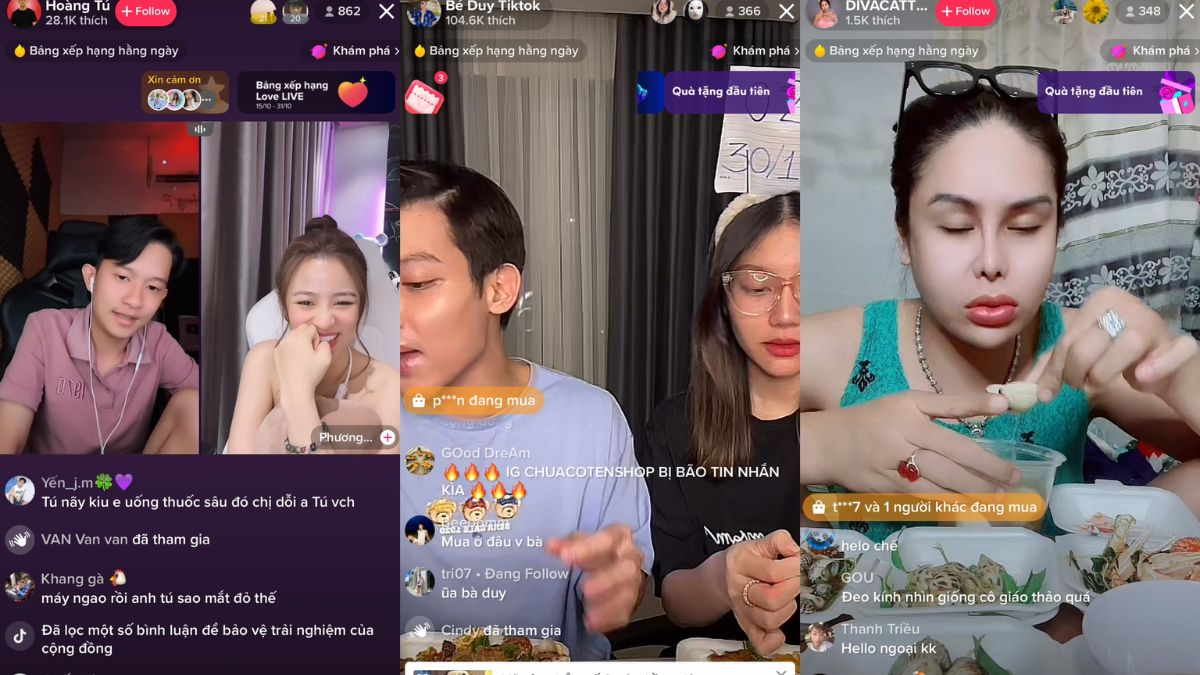 Buff comment livestream TikTok