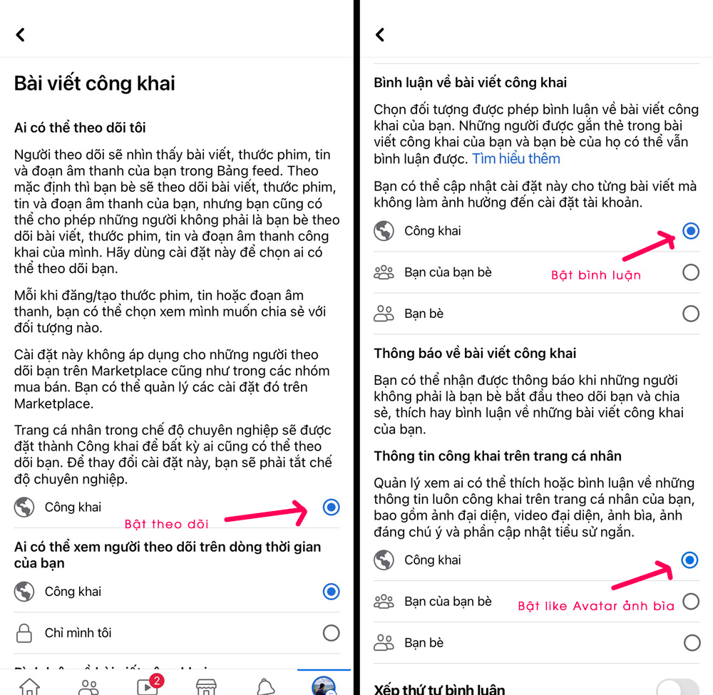 Cách Cài Đặt Công Khai Avatar trên điện thoại