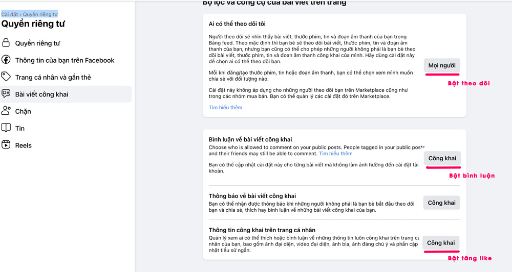 Cách Cài Đặt Công Khai Avatar