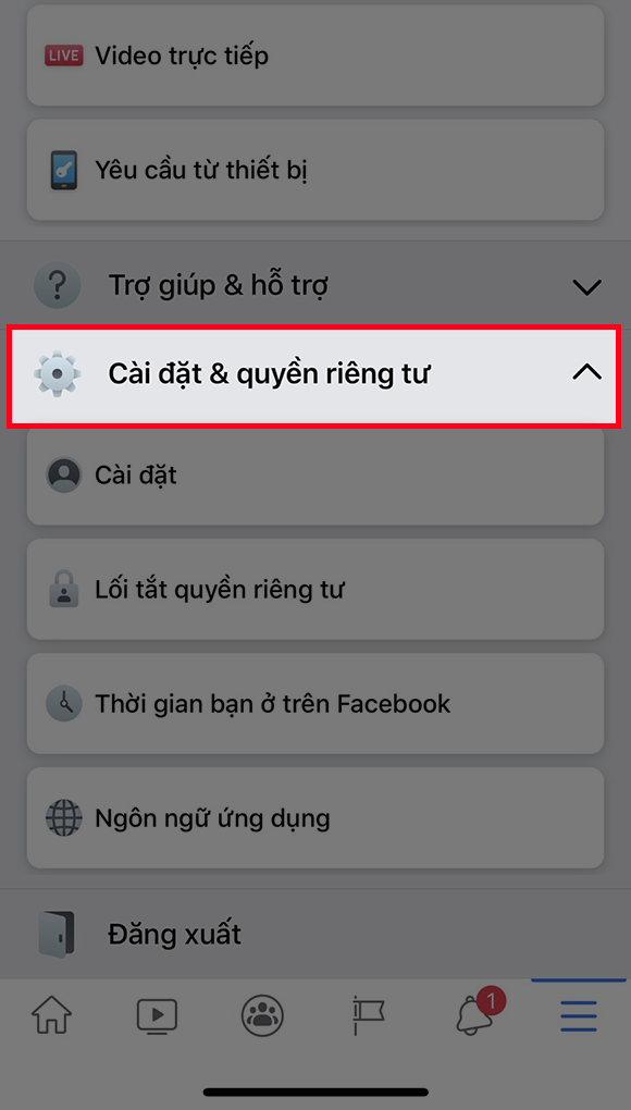 Cách bật chế độ theo dõi công khai trên FB bằng điện thoại