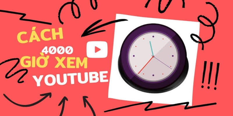 Mua 4000 giờ xem YouTube