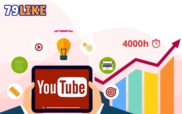 Tăng 4000h Xem Youtube