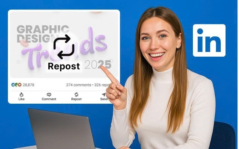 mua Repost LinkedIn