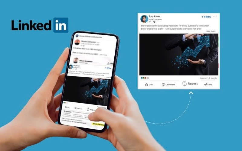 buff Repost LinkedIn