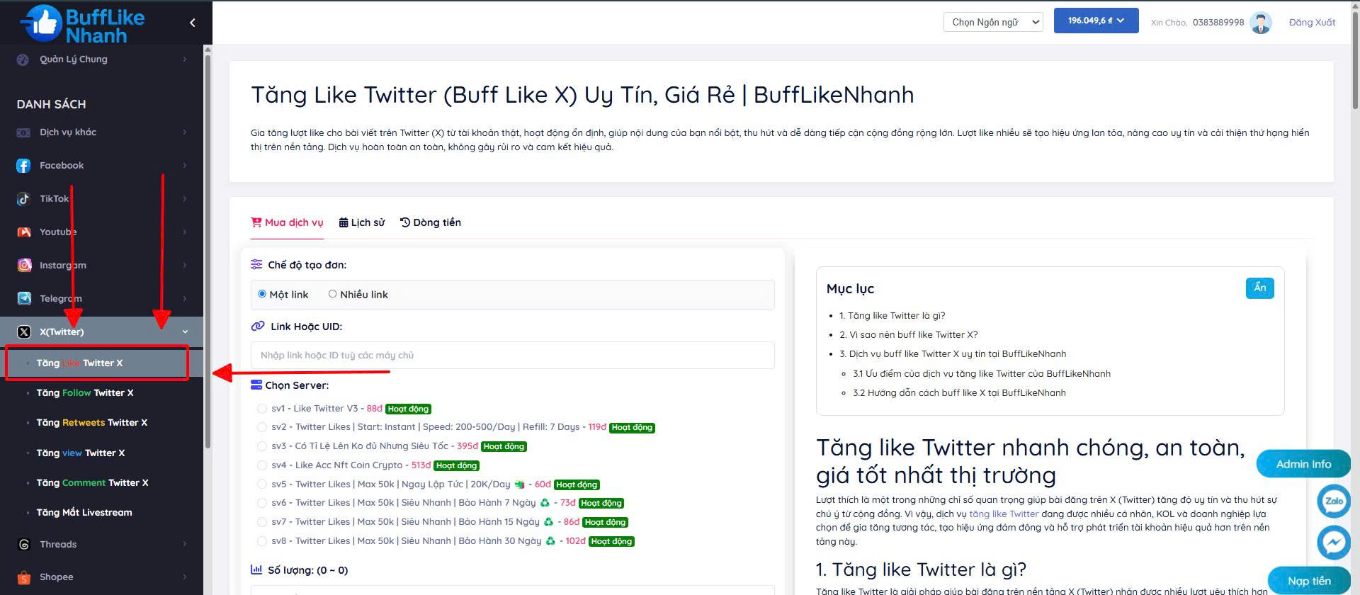 buff like Twitter