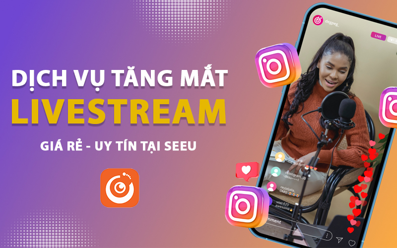 Tăng mắt livestream Instagram