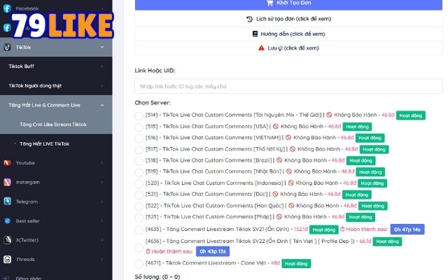 hack Cmt Like Stream TikTok