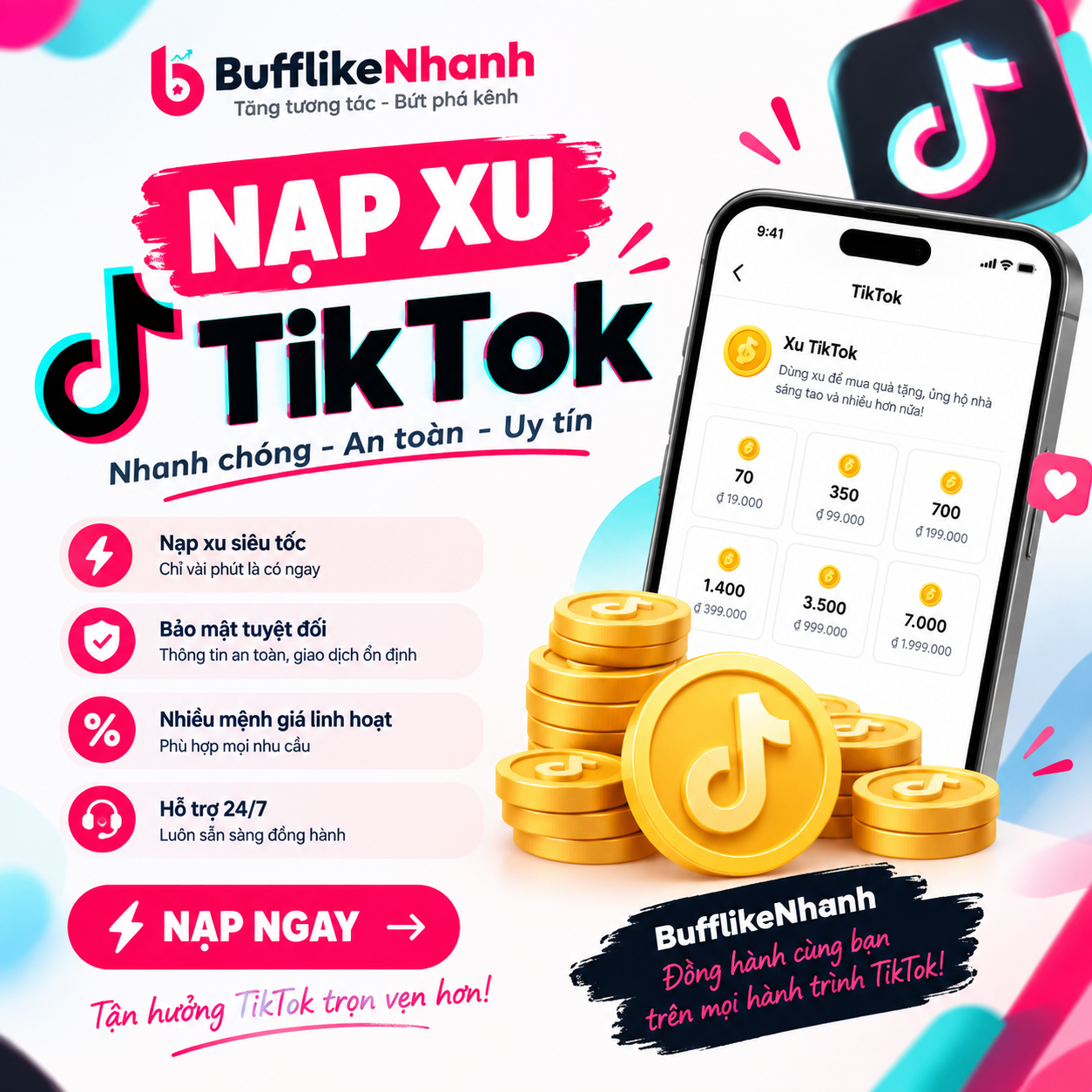 nạp xu tiktok