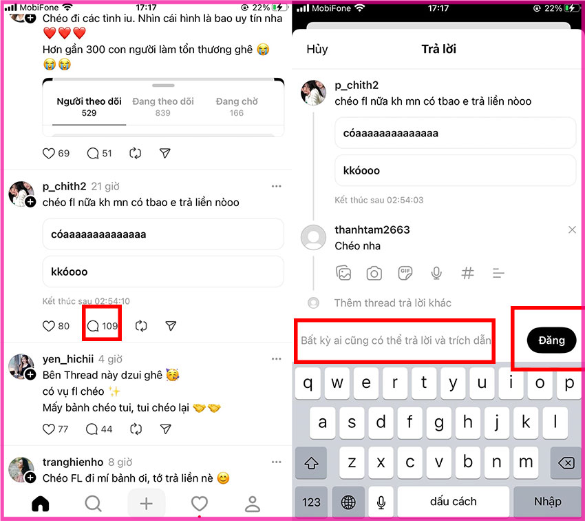 mua comment Threads